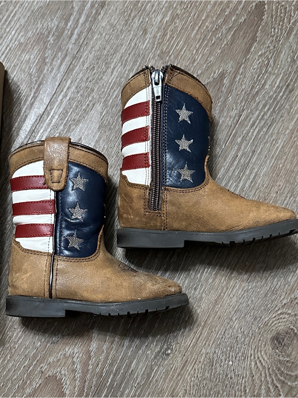 SMOKY MOUNTAIN BOOTS
STYLE 3800 STARS AND STRIPES -VINTAGE BROWN Size 6 Toddler - Picture 6 of 8
